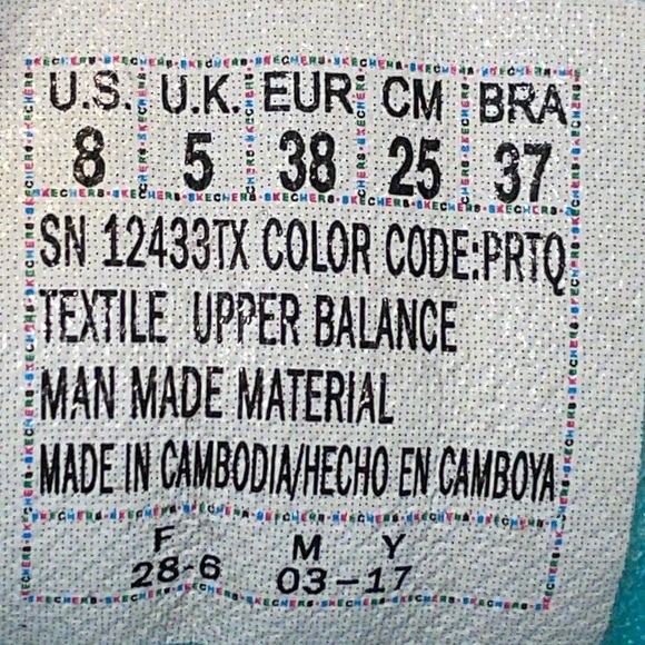 Sketchers Air Cooled Memory Foam Shoes, Walking, Light Weight, Size 8 - Picture 9 of 12